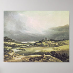 Póster View of Dunloe Castle, Killarney, 1805