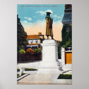 Póster View of General Warren's Statue