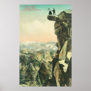 Póster View of Glacier Point Looking Over Yosemite