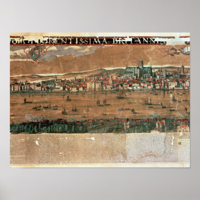 Póster View of London with the Swan (Frente)