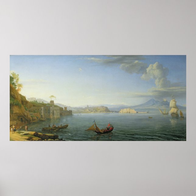 Póster View of Naples, 1750 (Frente)