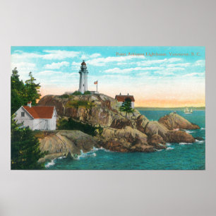 Póster View of Point Atkinson Lighthouse