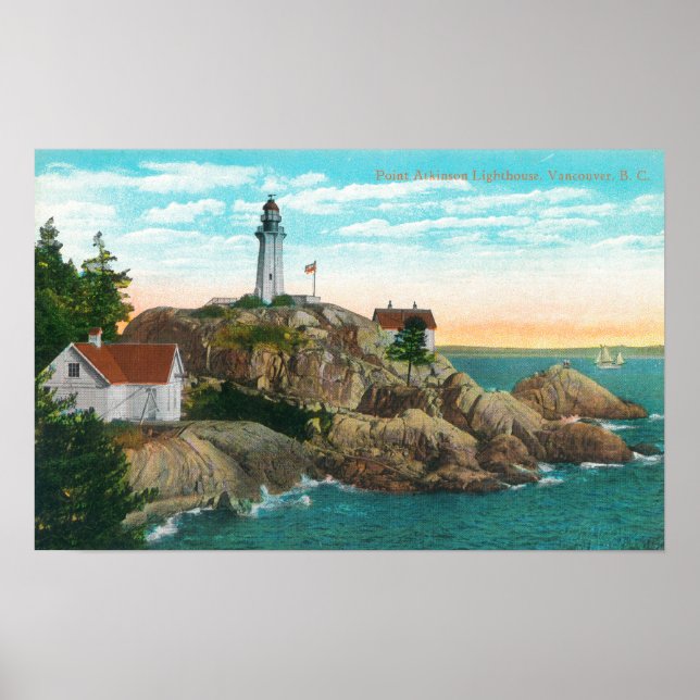 Póster View of Point Atkinson Lighthouse (Frente)