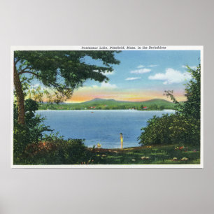 Póster View of Pontoosuc Lake