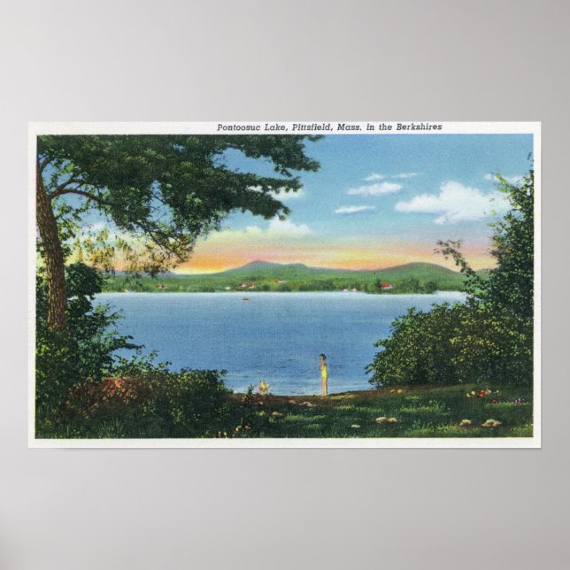 Póster View of Pontoosuc Lake (Frente)
