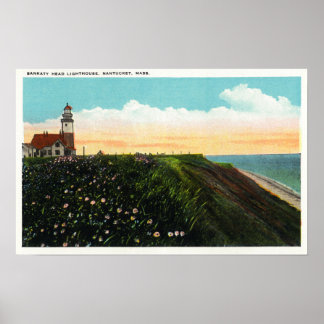 Póster View of Sankaty Head Lighthouse