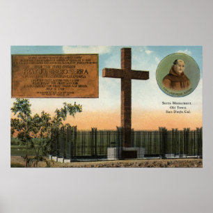 Póster View of Serra Monument, Old Town San Diego