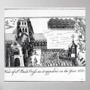 Póster View of St. Paul's Cross