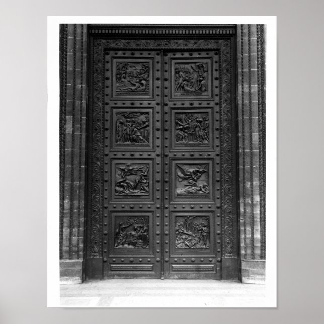 Póster View of the door of La Madeleine (Frente)