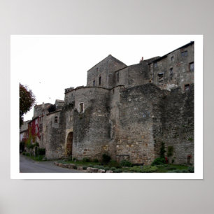 Póster View of the fortified village (photo)