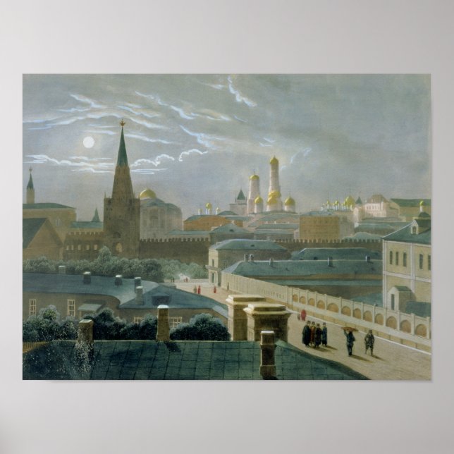 Póster View of the Moscow Kremlin, 1840's (Frente)