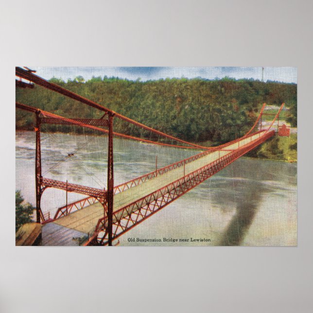 Póster View of the Old Suspension Bridge (Frente)