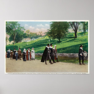Póster View of the Pilgrim Procession