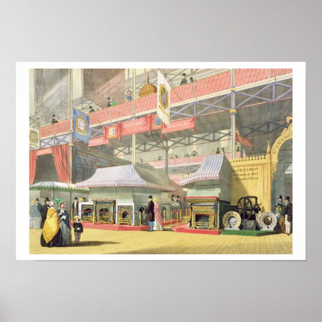 Póster View of the Sheffield Hardware stand and the Great (Frente)