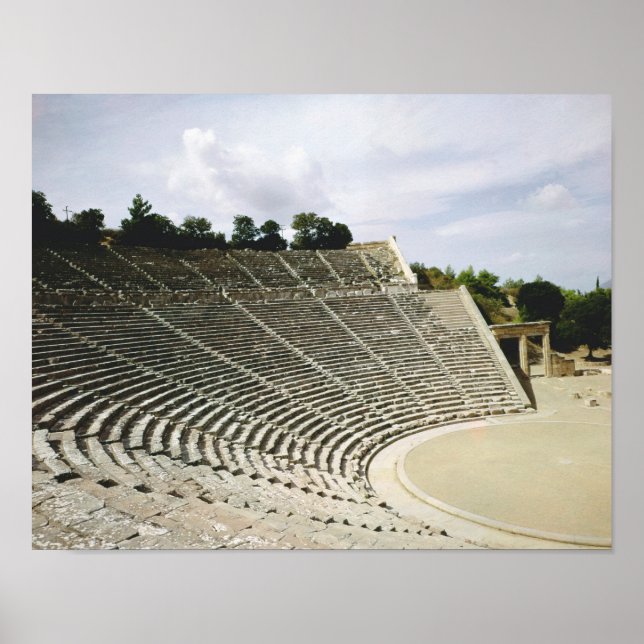 Póster View of the theatre, c.360 BC (Frente)