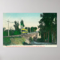 View of the Trestle on the Interurban Railway