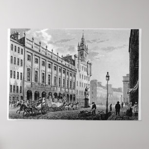 Póster View of Town Hall, Exchange, Glasgow
