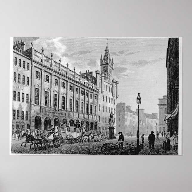 Póster View of Town Hall, Exchange, Glasgow (Frente)