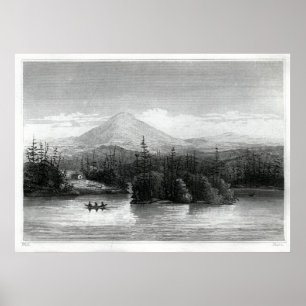 Póster View on Raquette Lake