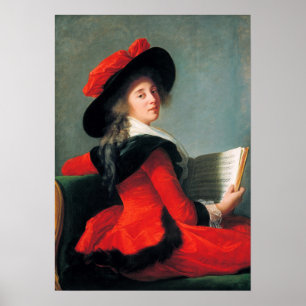 Póster Vigée Le Brun - Baronesa Crussol
