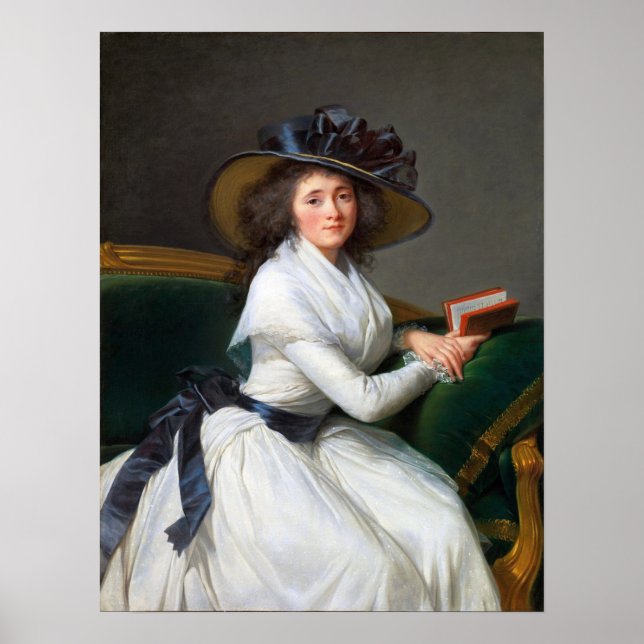 Póster Vigée Le Brun - Comtesse De La Châtre (Frente)