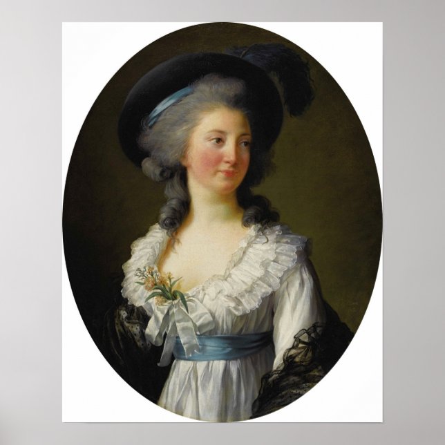 Póster Vigée Le Brun - De Moreton Condesa De Moreton (Frente)