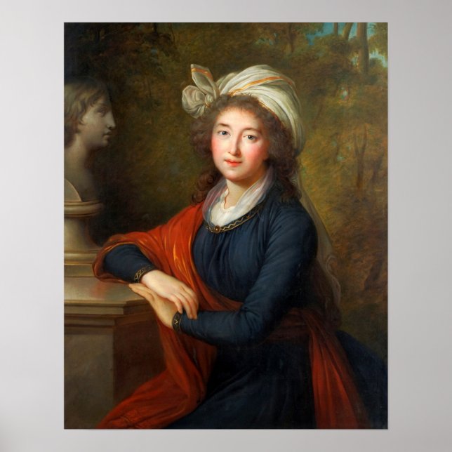 Póster Vigée Le Brun - Izabela Lubomirska (Frente)