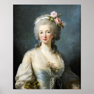 Póster Vigée Le Brun - Jeanne Lamotte Valois