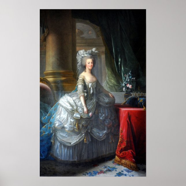 Póster Vigée Le Brun - María Antonieta (Frente)