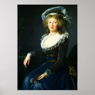 Póster Vigée Le Brun - Maria Teresa Di Borbone Nápoles