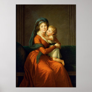 Póster Vigée Le Brun - Princesa Alexandra Golitsyna