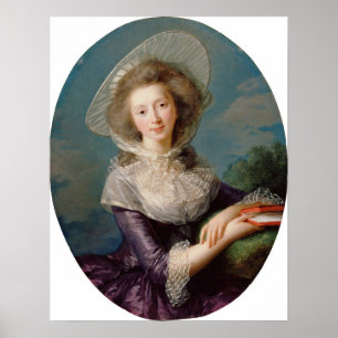 Póster Vigée Le Brun - Vicomtesse De Vaudreuil