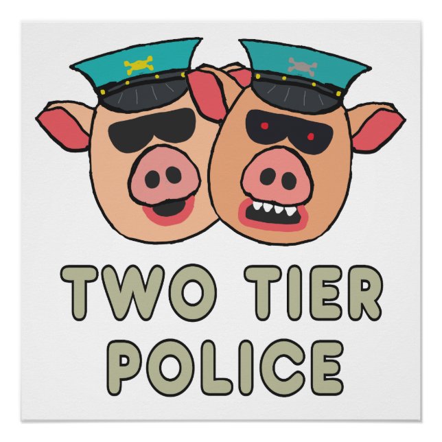 Póster Vigilancia de dos niveles (Anverso)