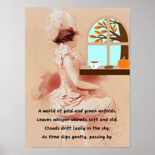 Póster Vigilando la ventana