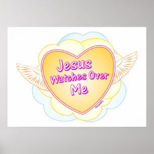 Póster Vigilar de Jesús mí