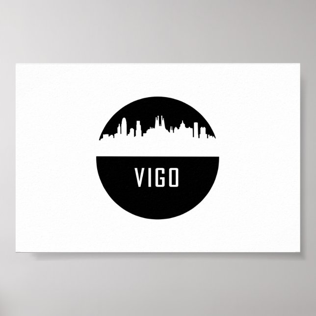 Póster Vigo | ciudades de España (Frente)