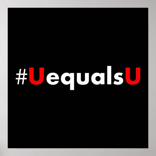 Póster VIH Indetectable Igual A Intransmisible - Mínimo (Frente)