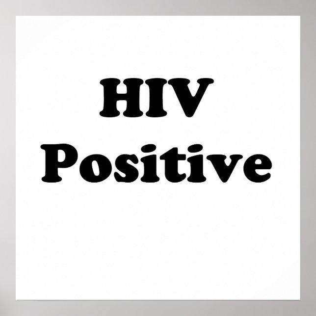 Póster VIH positivo (Frente)