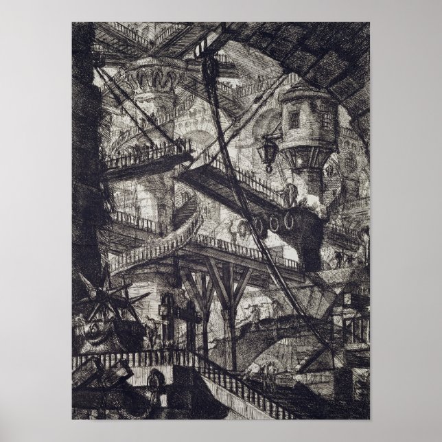 Póster VII Carceri, 1760 (Frente)