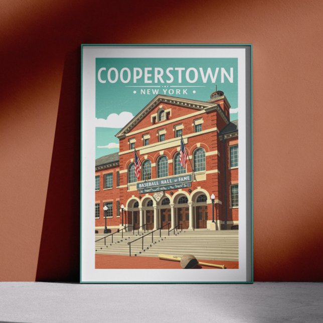 Póster Viintage Cooperstown New York (Subido por el creador)