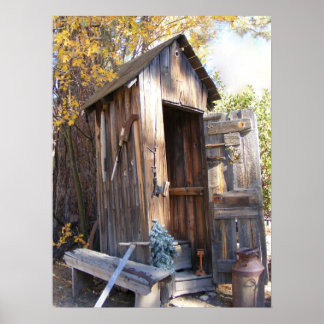 Póster VIintage Out House
