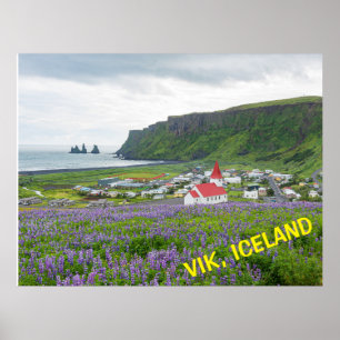 PÓSTER VIK, ISLANDIA
