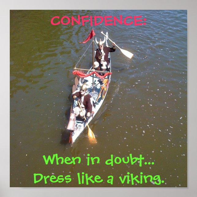 Póster Viking Confidence (Frente)