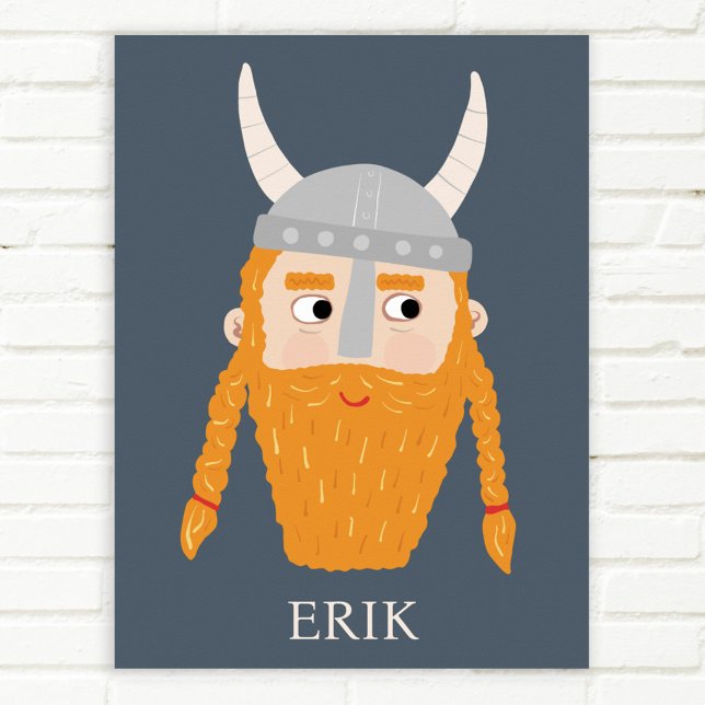Póster Viking gracioso personalizado (Subido por el creador)