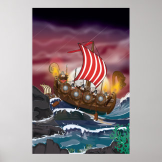 Póster Viking Invasion Fleet