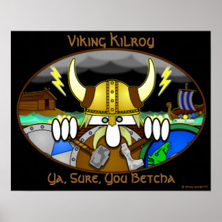 Póster Viking Kilroy Poster