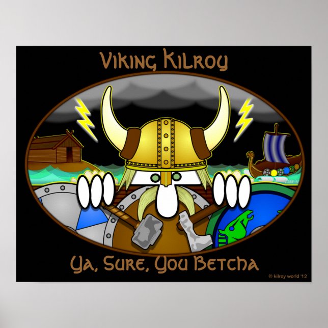 Póster Viking Kilroy Poster (Frente)