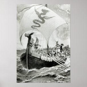 Póster Viking Raiders