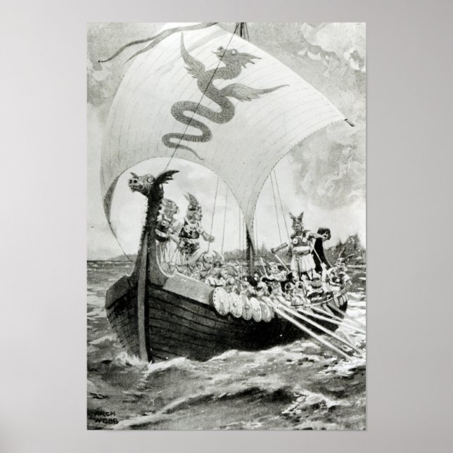 Póster Viking Raiders (Frente)