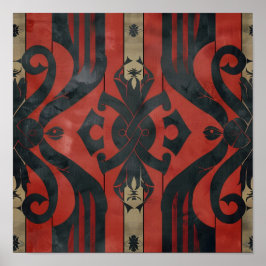 Póster Viking Thalate Intricate Pattern